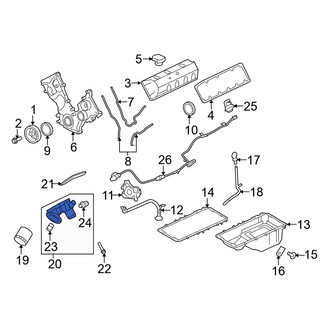 Ford OE - Engine Oil Filter Adapter