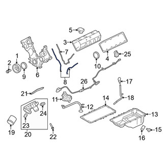 Ford OE - Right Engine Timing Cover Gasket