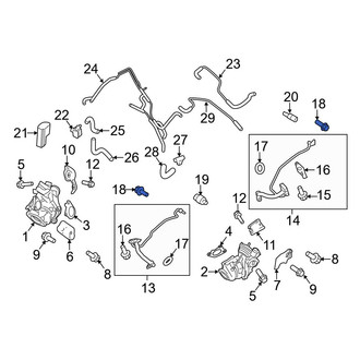 Ford OE - Turbocharger Coolant Line Bolt