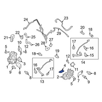 Ford OE - Left Turbocharger Gasket