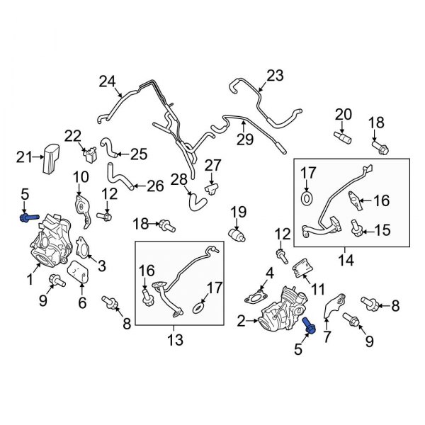 Turbocharger Mounting Bolt