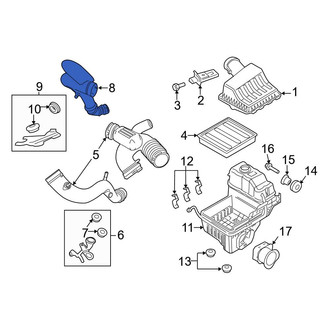 Ford OE - Engine Air Intake Hose