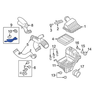 Ford OE - Engine Air Intake Hose Bracket