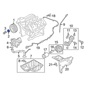 Ford OE - Engine Crankshaft Pulley Washer