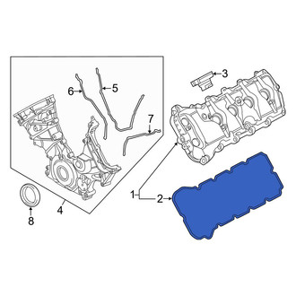 Ford OE - Left Engine Valve Cover Gasket