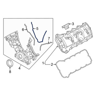 Ford OE - Center Engine Timing Cover Gasket