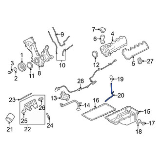 Ford OE - Engine Oil Dipstick Tube