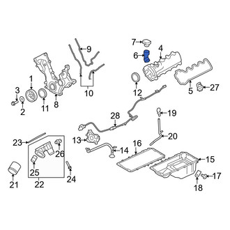Ford OE - Engine Oil Filler Tube