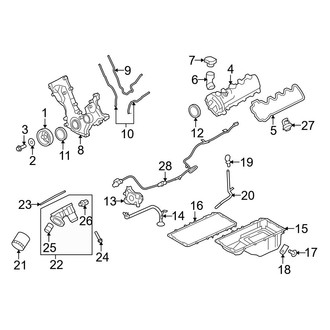 Ford OE - Engine Parts (FX2 / FX4 / Harley-Davidson Edition / King Ranch / Lariat / Platinum / XL / XLT 5.4L)