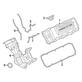 Ford OE - Engine - Valve & Timing Covers (Harley-Davidson Edition / Lariat / Platinum 6.2L)