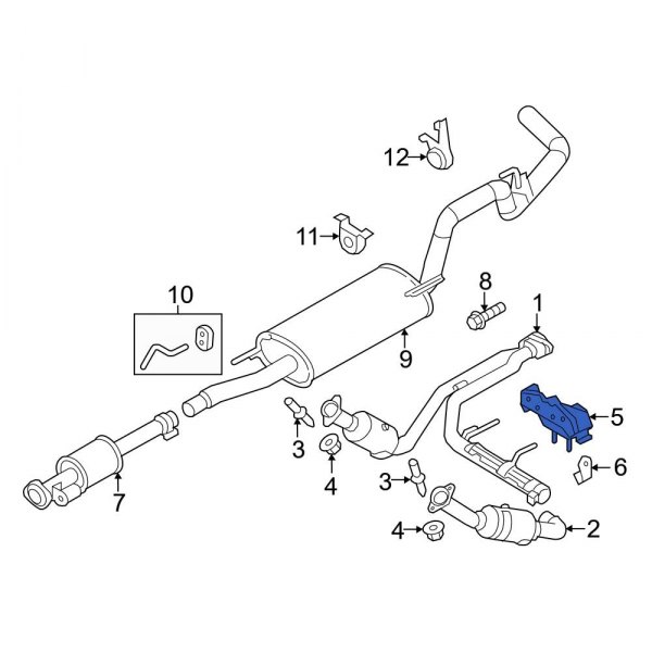 Ford OE GL3Z6068D - Automatic Transmission Mount