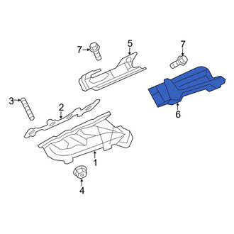 Ford OE - Left Exhaust Manifold Heat Shield