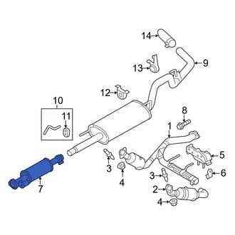Ford OE - Exhaust Pipe