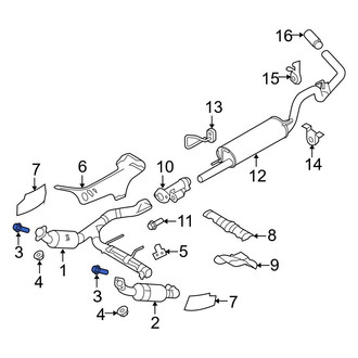 Ford OE - Catalytic Converter Stud