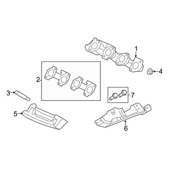Ford OE - Exhaust System - Exhaust Manifold (Harley-Davidson Edition / Lariat / Platinum 6.2L)