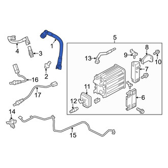 Ford OE - PCV Valve Hose