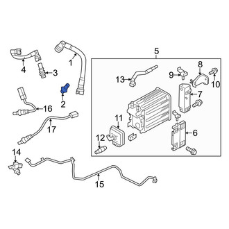 Ford OE - PCV Valve Elbow