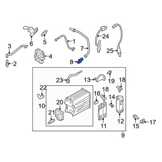 Ford OE - Exhaust Gas Recirculation (EGR) Tube Adapter