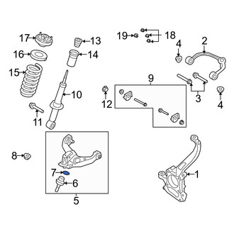 Ford OE - Suspension Ball Joint Snap Ring