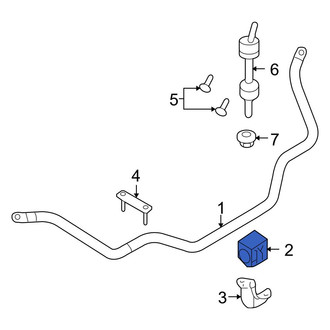 Ford OE - Front Suspension Stabilizer Bar Bushing