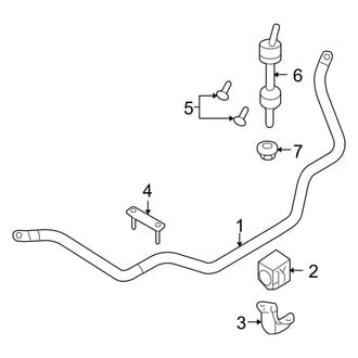 Ford OE - Front Suspension - Stabilizer Bar & Components (RWD)