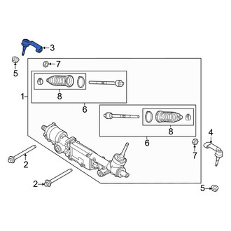Ford OE - Right Outer Steering Tie Rod End