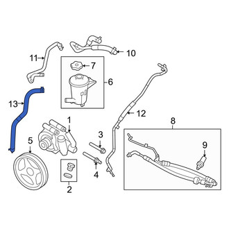 Ford OE - Power Steering Return Hose