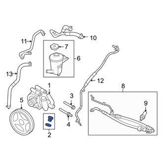 Ford OE - Power Steering Return Line End Fitting