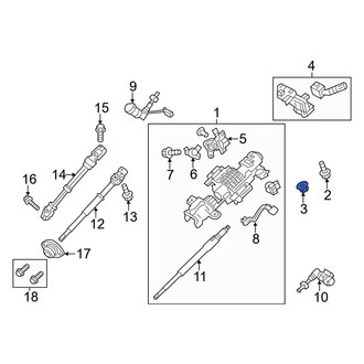 Ford OE - Steering Column Nut