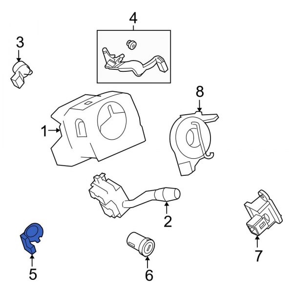 Ford OE 8G1Z15607A Ignition Immobilizer Module