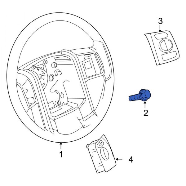 Steering Wheel Bolt