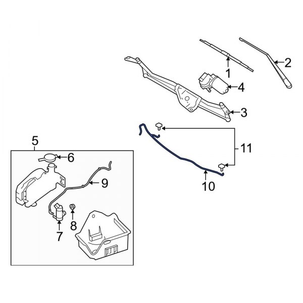 Windshield Washer Hose