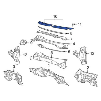 Ford OE - Right Cowl Cover