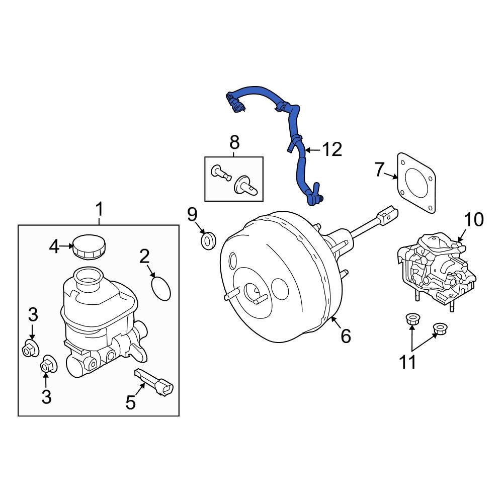 ford-oe-bl3z9c490e-brake-vacuum-hose