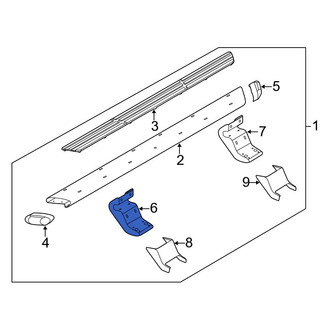 Ford OE - Front Running Board Mounting Bracket