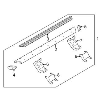 Ford OE - Cab - Running Board (Production, Type 5, Color Keyed), (Regular Cab)