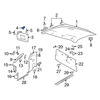 Ford OE - Sun Visor Holder