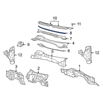 Ford OE - Cowl Cover Seal