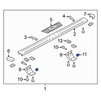 Ford OE - Running Board Nut