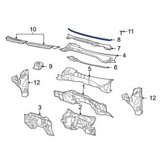 Ford OE - Cowl Cover Seal