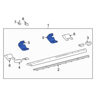 Ford OE - Rear Running Board Mounting Bracket