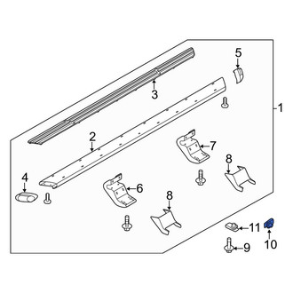 Ford OE - Running Board Nut