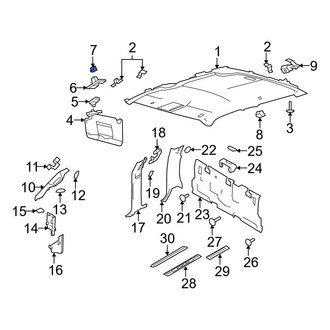 Ford OE - Sun Visor Nut