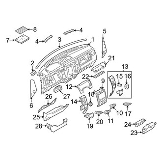 Ford OE - Instrument Panel (Trim), (STX / XL / XLT)