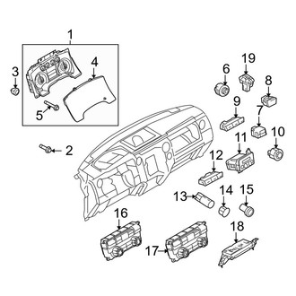 Ford OE - Instrument Panel - Cluster & Switches