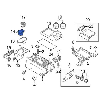 Ford OE - Front Console Cup Holder