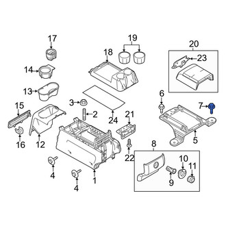 Ford OE - Console Screw