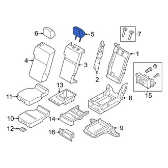 Ford OE - Center Headrest