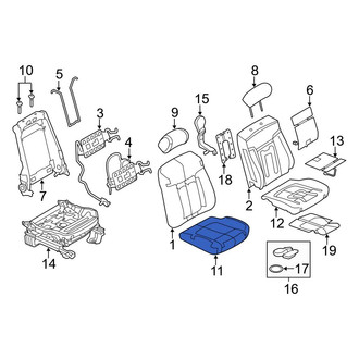 Ford OE - Front Right Seat Cover