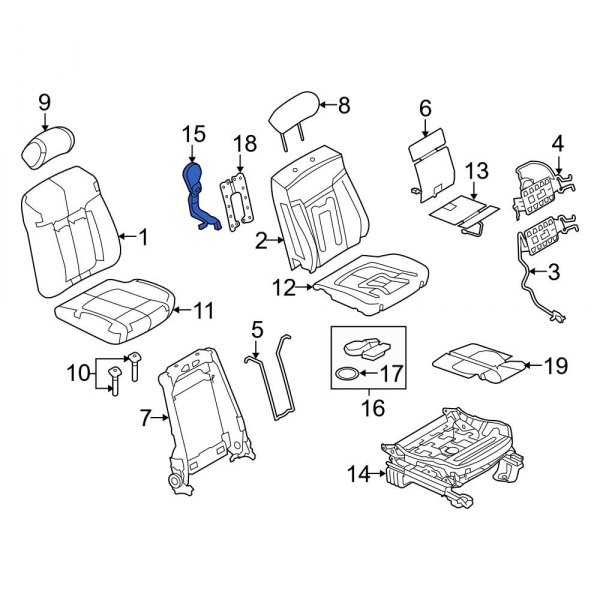 Temperature Controlled Seat Blower Motor